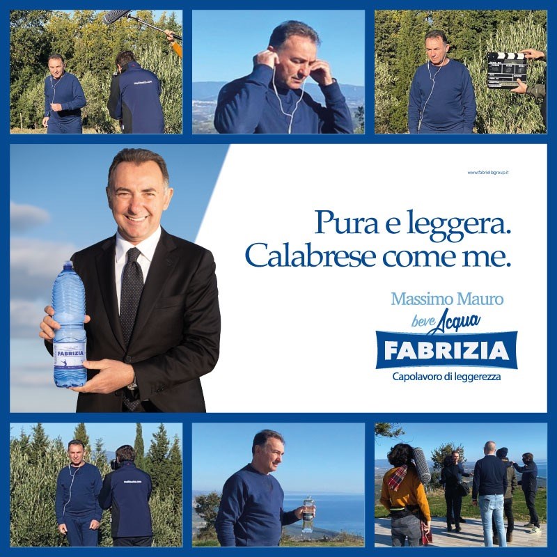 Acqua Fabrizia Sceglie Il Testimonial Massimo Mauro Per La Nuova Campagna Di Comunicazione Firmata Gruppo Pubbliemme